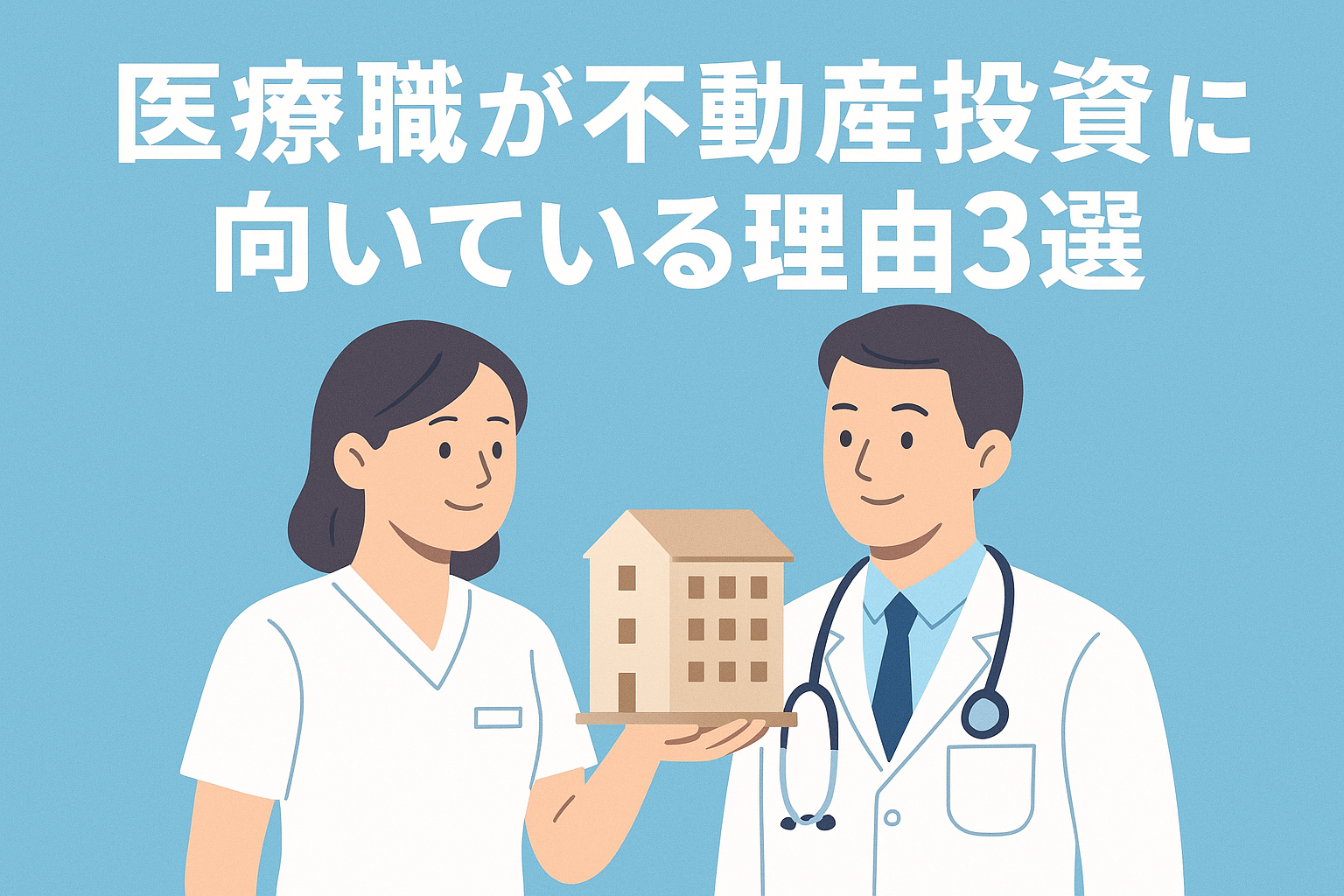 医療職が不動産投資に向いている理由3選｜安定と信頼を活かして資産を育てよう