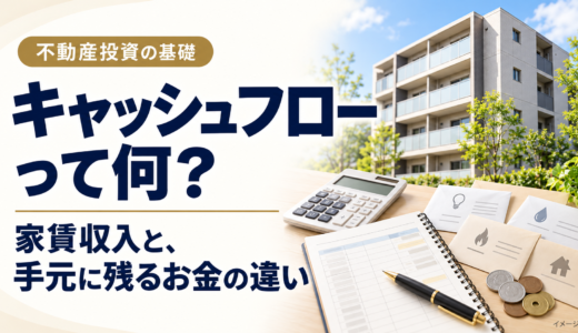 不動産投資のキャッシュフローとは？家賃収入と「手元に残るお金」の違いをやさしく解説