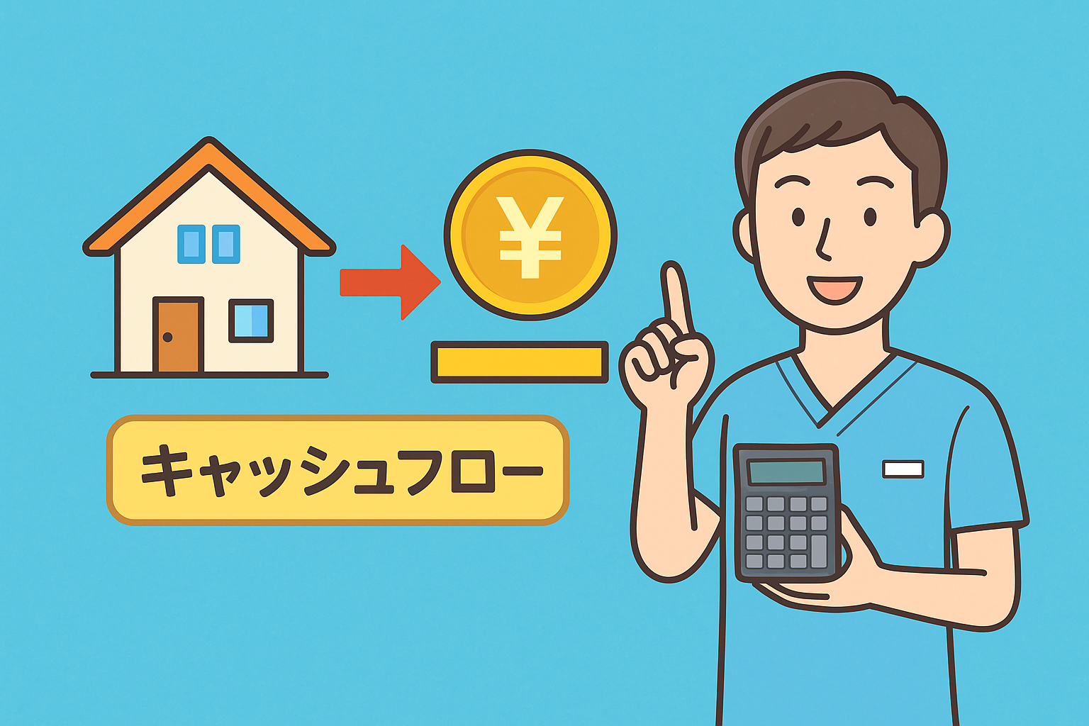 不動産投資のキャッシュフローとは？夜勤ゼロナース、不動産オーナーになった私がやさしく解説