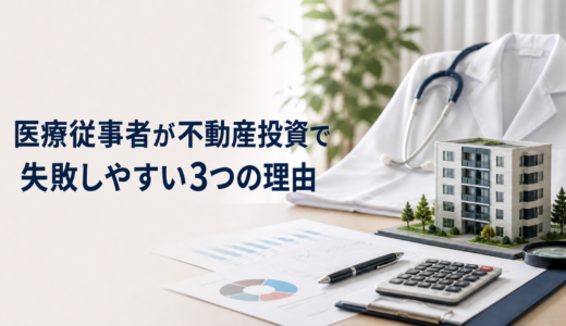 医療従事者が不動産投資で失敗する理由3選