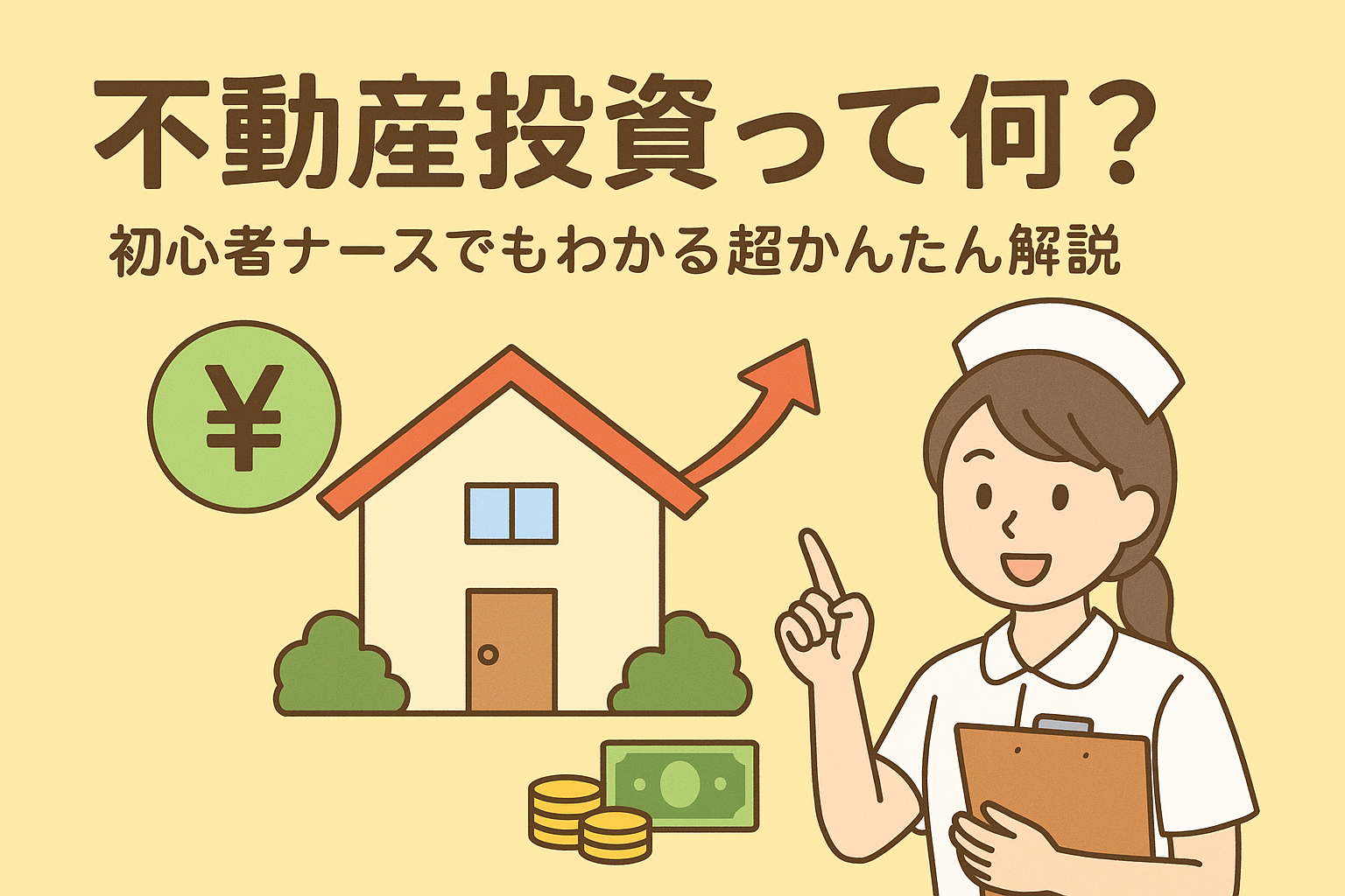 不動産投資って何？初心者ナースでもわかる超かんたん解説🏠