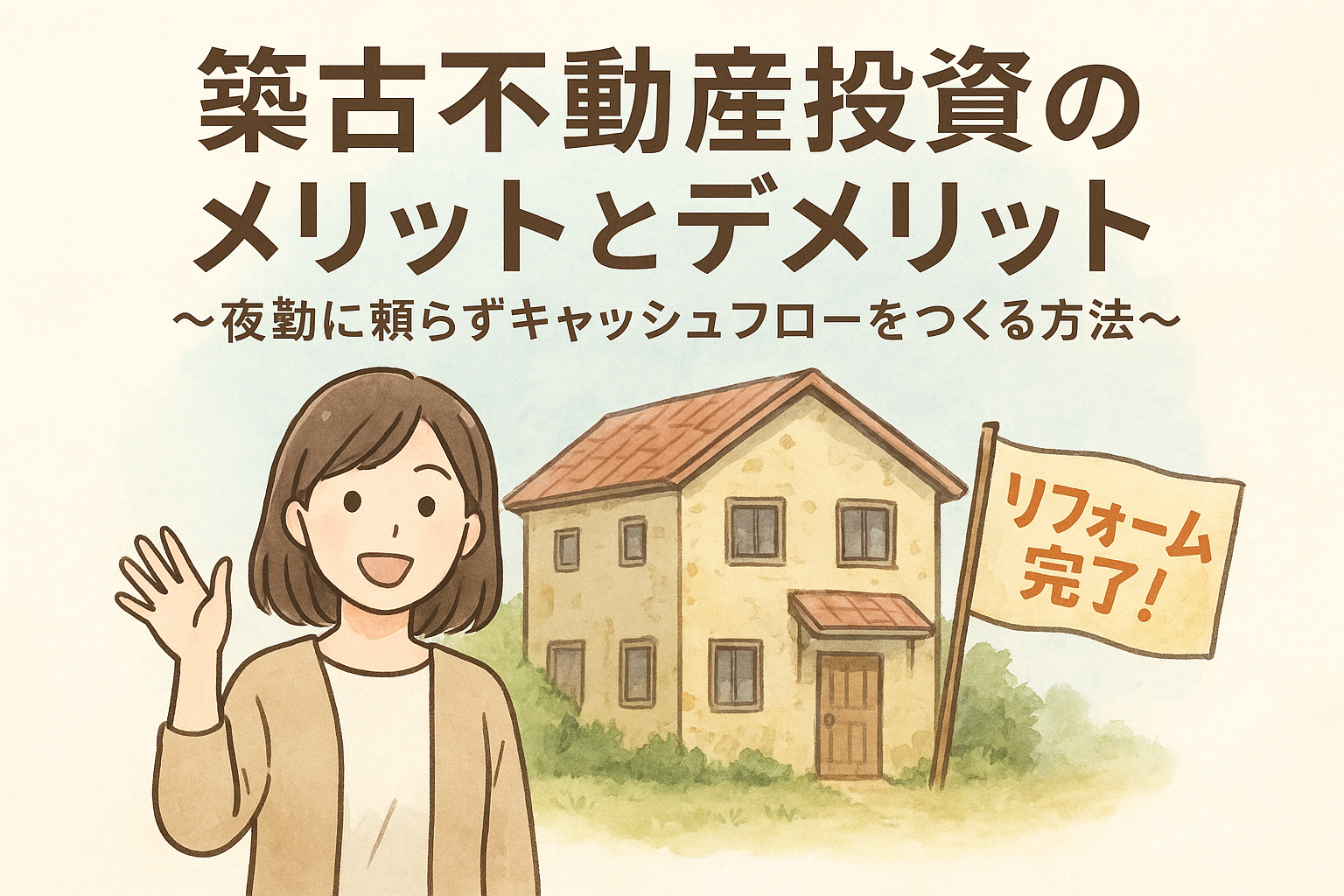 築古戸建不動産投資のメリットとデメリット