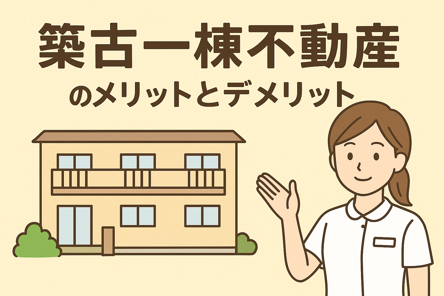 築古一棟不動産のメリットとデメリット【初心者にもわかりやすく解説】