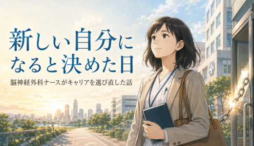 新しい自分になると決めた日― 脳神経外科ナースがキャリアを選び直した話 ―